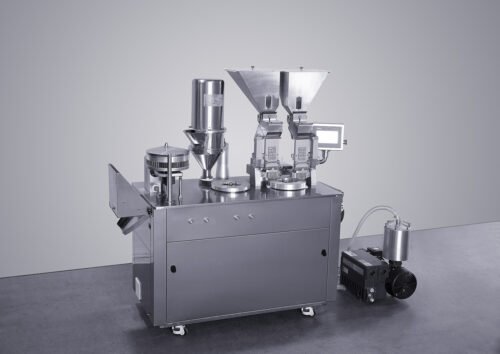 Double-Head-Semi-Automatic-capsule-filling-machine