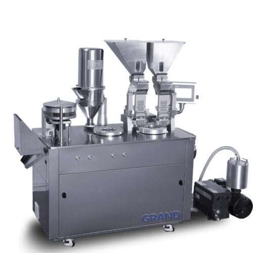 Double-Head-Semi-Automatic-capsule-filling-machine