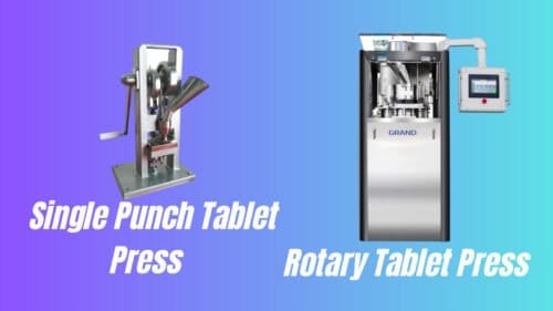 シングルパンチタブレットプレスとロータリータブレットプレス