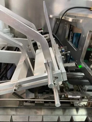 Cartoning machine details -Carton pre-installed