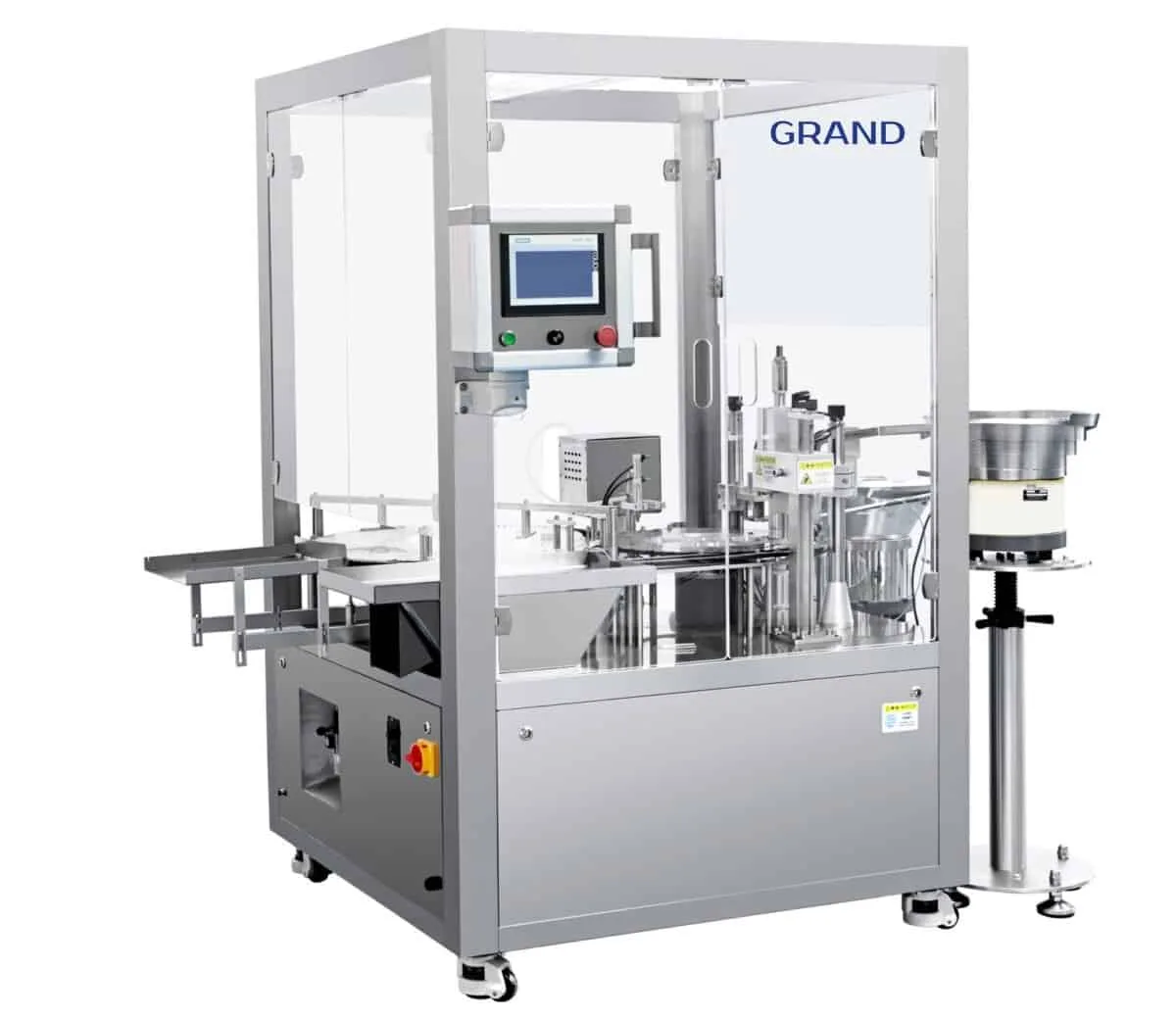 Filling and capping machine