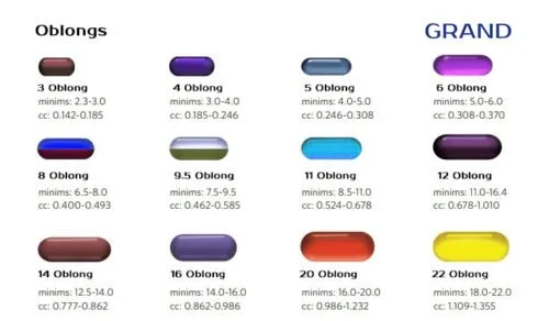 oblong softgel size chart-grand