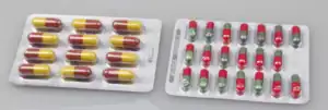 Alüminyum plastik blister tipi kapsüller