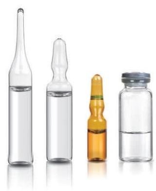 Ampoules suitable for filling and sealing production lines