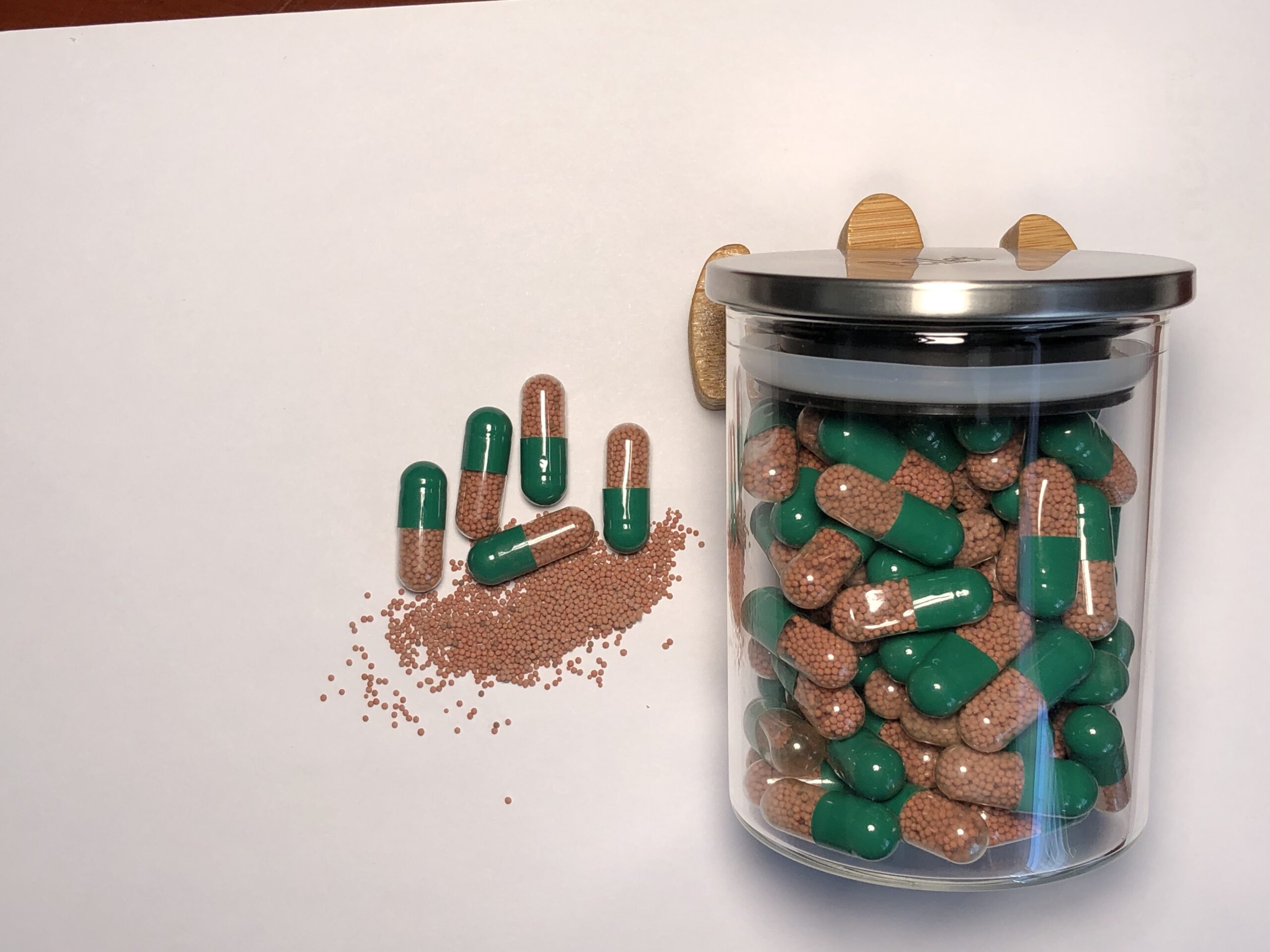 Cápsula de micropellets