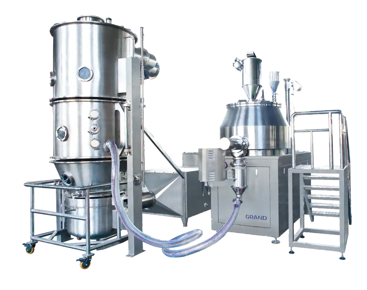 Maquinaria farmacéutica de lecho fluidizado (grandpack)