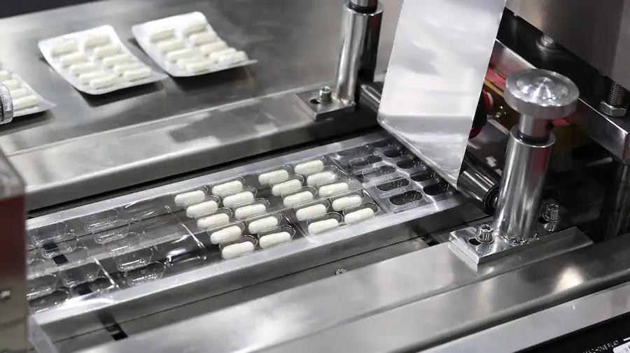 Aluminum-plastic blister packaging display