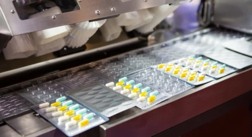 Capsule blister finished product display