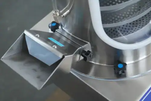 Puerto de alimentación de la máquina de cribado
