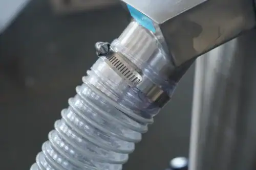 Salida de la máquina de cribado