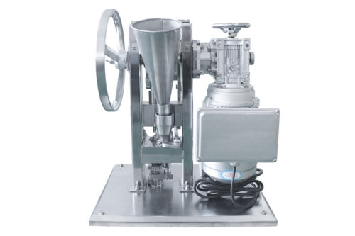 Single punch tablet press-2