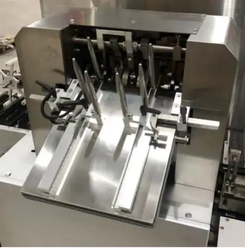 Where the cartoning machine manual is placed