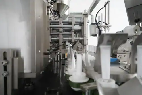 Aluminum tube folding robot and tail sealing station