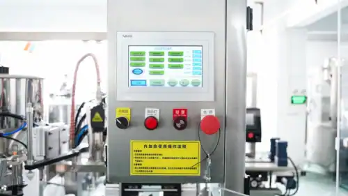 Hose sealing machine display screen