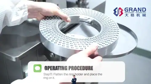 Step11 Flatten thering holder and place the ring onit.