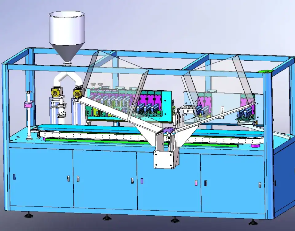 Tube Filling Machine Schematic Diagram
