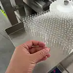 Dot-scored curved neck ampoule