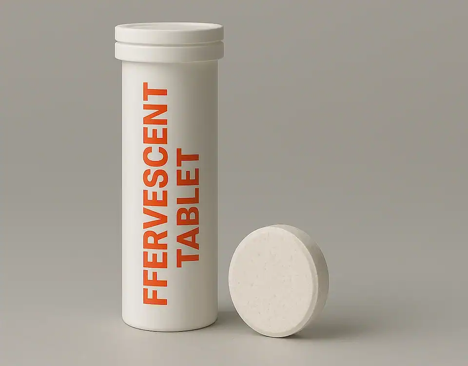 Effervescent tablet filling machine