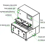Structure Drawings-Semi-automatic blister machine