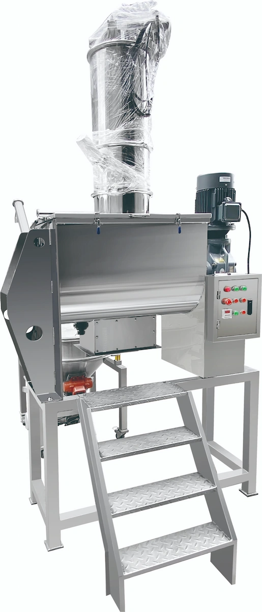 HORIZONTAL SPIRAL RIBBON MIXER