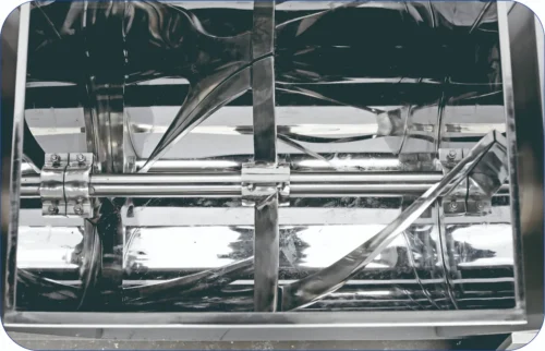 Single-blade agitator display