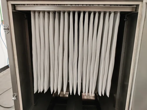 Dust removal cabinet