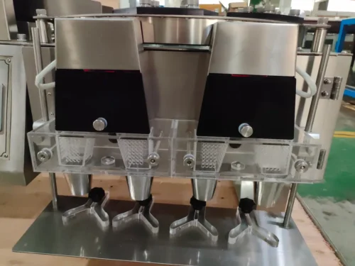 Four-channel electronic pellet counter