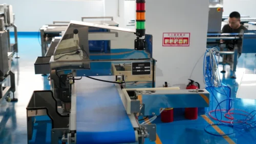 Multi-frequency testing machine conveyor belt