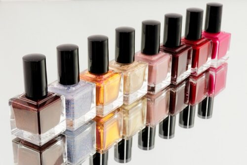 Nail polish visual inspection