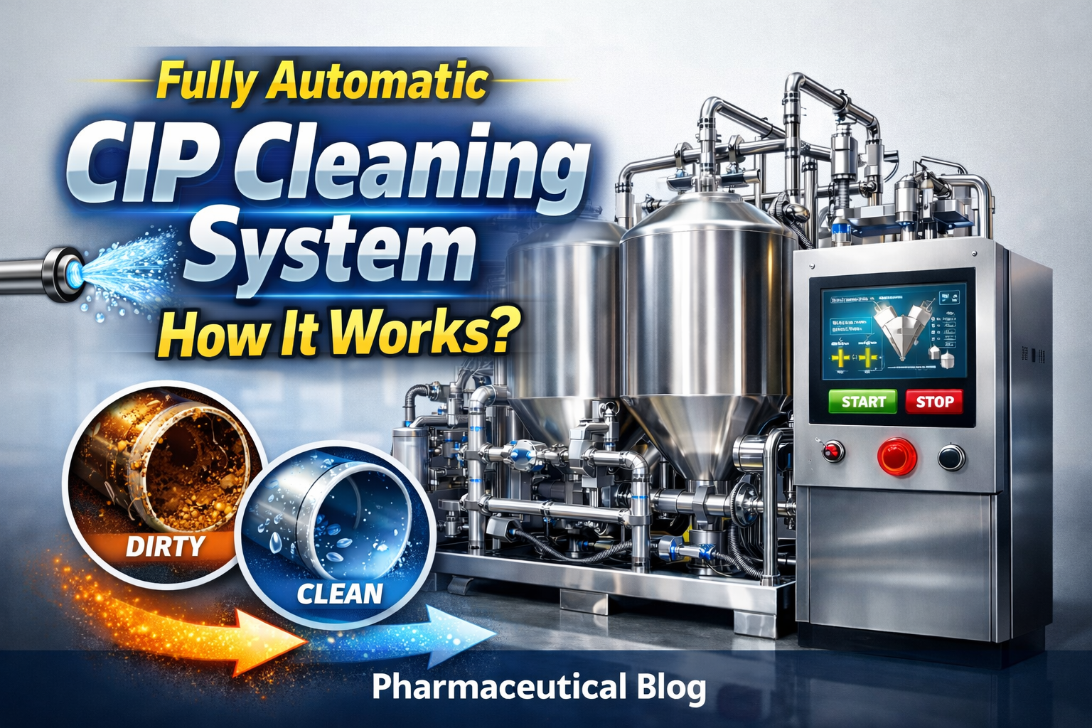 Cip Control Fully Automatic CIP Cleaning System: How It Works?