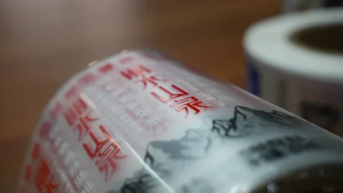 30µ PET Base + 60µ Transparent BOPP Process Printing + Spot Matte Varnish