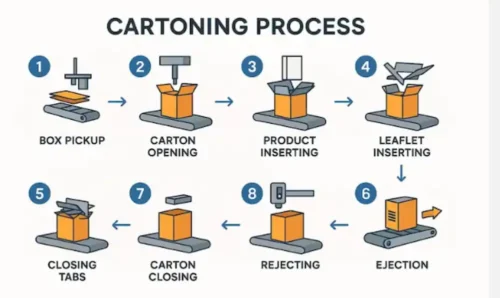proceso de encartonado
